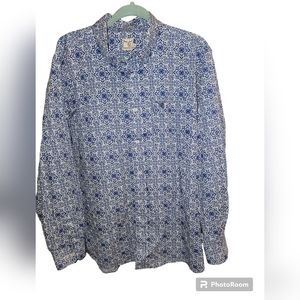 Team Roping Life Dress Shirt Size Med